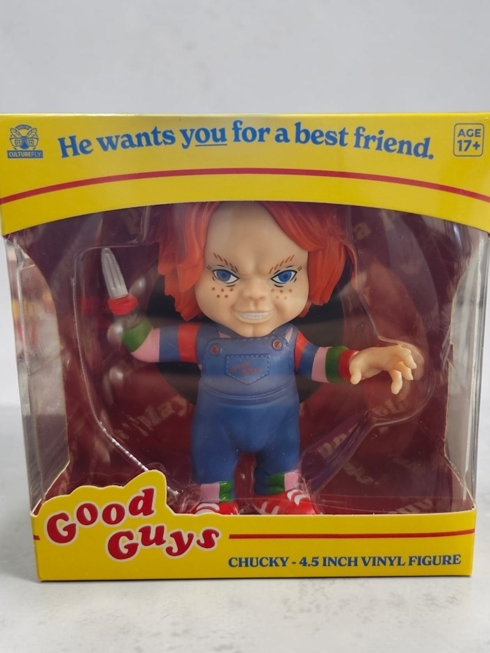 Good Guys Chucky 4.5" Vinyl Figure - Collectibles  NIB